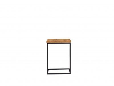Tavolino da divano NORI con piedi neri- ripiano legno quercia/laminato in diversi colori - immagine 13