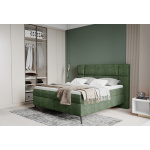 LUCIO letto matrimoniale box springs con piedi alti - immagine 3