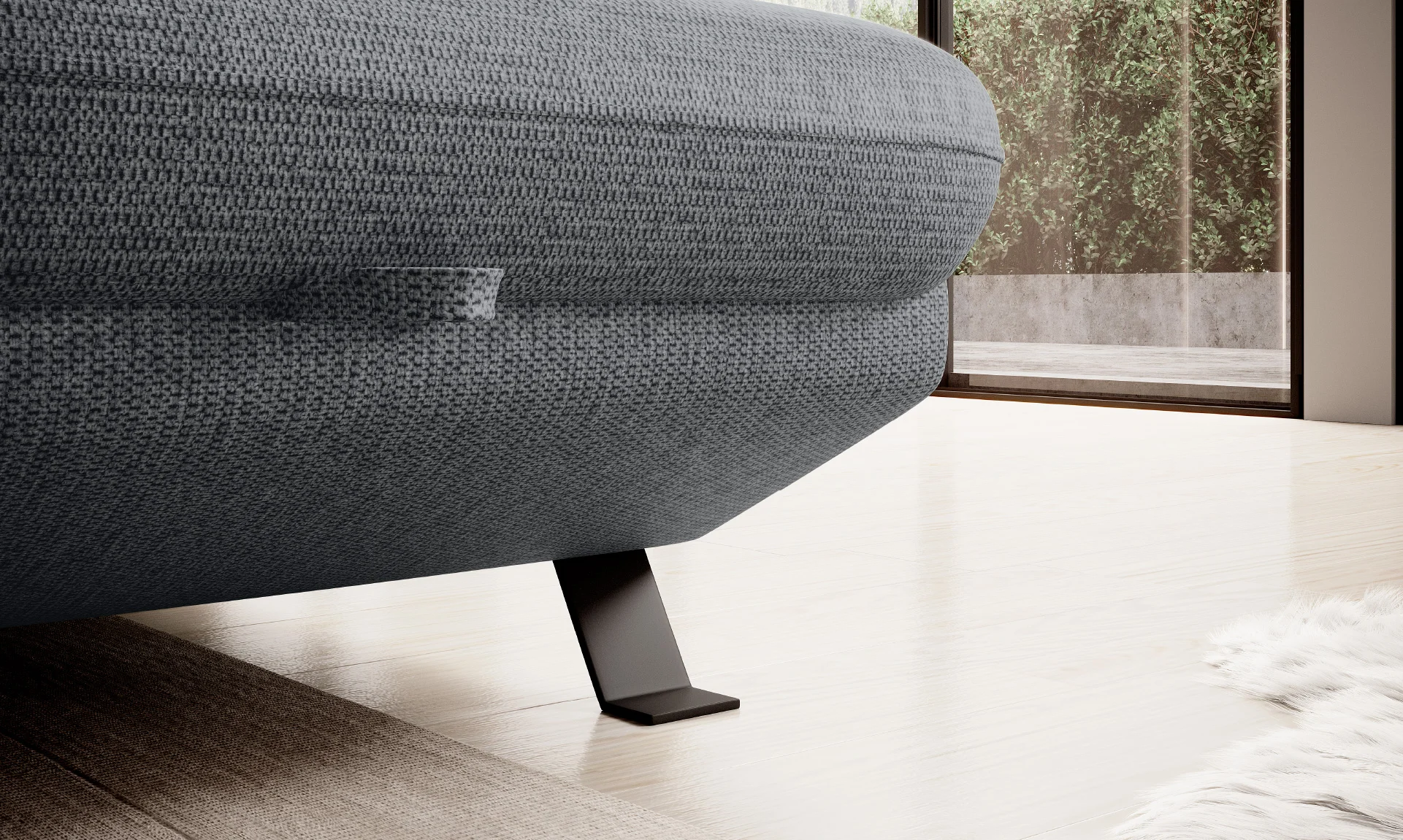 divano angolare con funzione letto e contenitore raven di vikado arredamento bolzano (14)