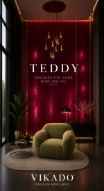 Poltrona TEDDY in verde pronta consegna