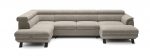 Divano angolare RAVEN XL in forma U con funzione letto e contenitore