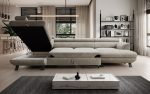 Divano angolare RAVEN XL in forma U con funzione letto e contenitore - immagine 2
