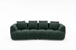 Divano lineare BESSO SOFA con estensione di seduta