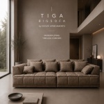 Divano lineare estendibile  TIGA BIGSOFA pronta consegna