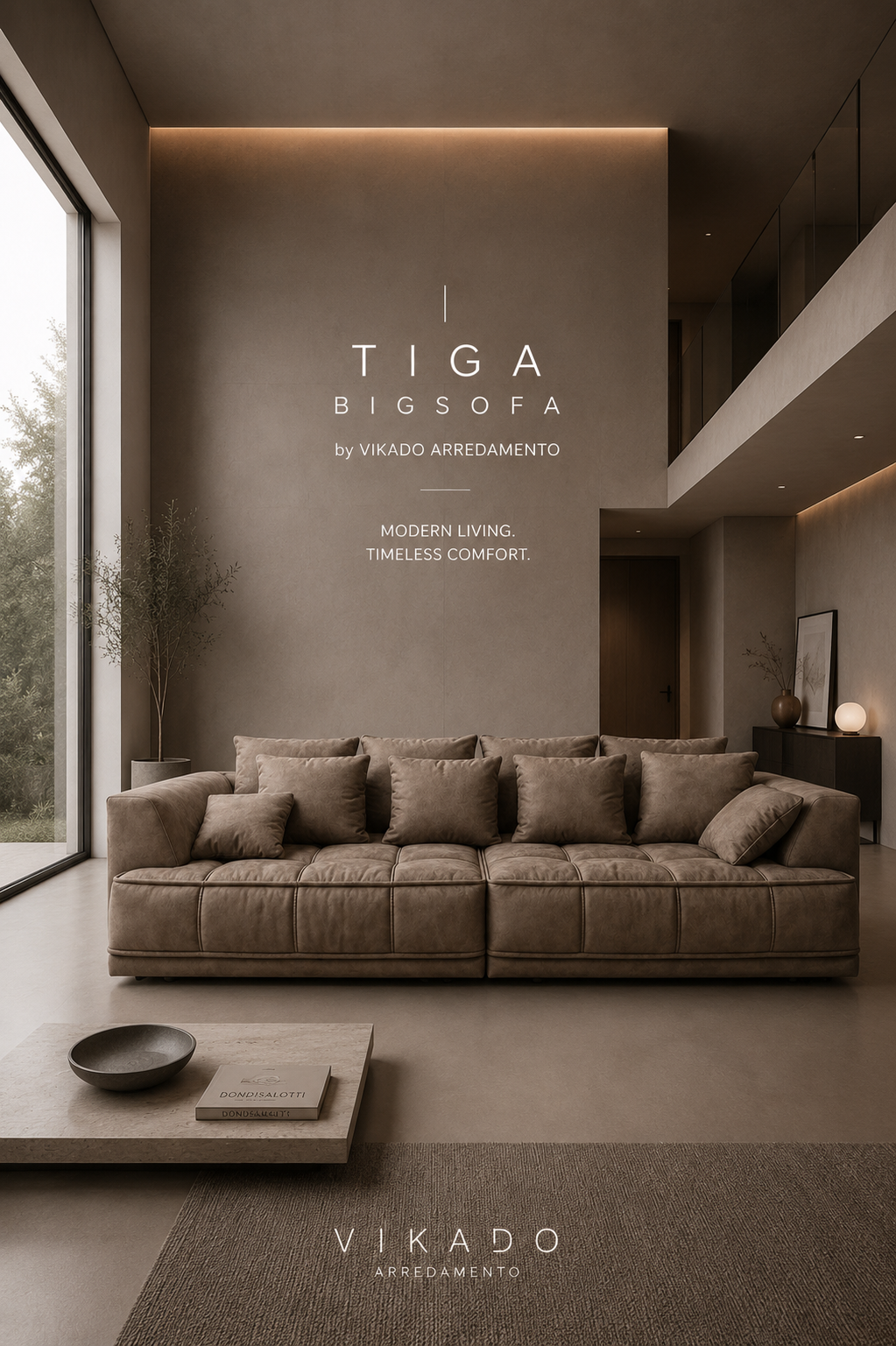 tiga show room divano lineare estendibile bigsofa vikado arredamento bolzano Divano lineare estendibile TIGA BIGSOFA pronta consegna - immagine 1
