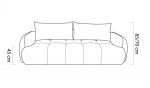Divano lineare WIND con la funzione letto - immagine 7