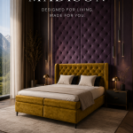 Letto matrimoniale boxsprings MADISON (160 x 200 cm)