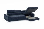 Divano angolare  Lugano con funzione letto a carrello e contenitore - immagine 7