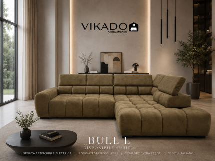 Bull L Disponibile Subito | Divano Angolare con Seduta Elettrica | Vikado Bolzano