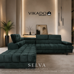 Divano Angolare Selva Disponibile Subito | Verde Bosco | Vikado Bolzano