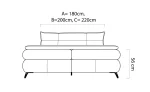 LENA 160×200 – Letto Boxspring con Contenitore Disponibile Subito - Image 6