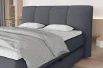 Letto matrimoniale boxspring con contenitore ALBERTO – dettaglio, ambientazione