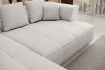 Eckschlafsofa mit elektrischem Sitz Albio – Detail, im Raum