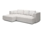 Eckschlafsofa mit elektrischem Sitz Albio – auf weißem Hintergrund