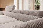 Relax-Ecksofa mit elektrischem Sitz ALISSON – Detail, im Raum