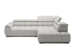 Relax-Ecksofa mit elektrischem Sitz ALVIN L – auf weißem Hintergrund