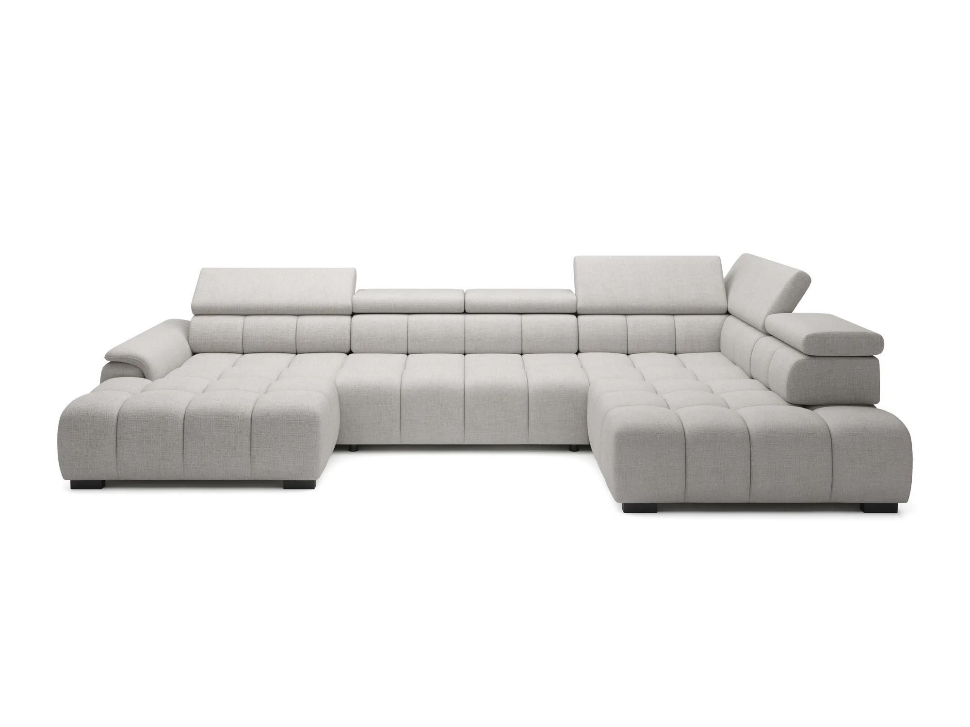 Divano angolare a U ALVIN XL – su sfondo bianco