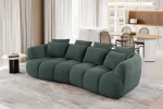 Divano lineare BESSO SOFA con estensione di seduta – vista angolare, ambientazione
