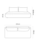 Sofa BLOOM – Maße