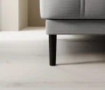 U-förmiges Eckschlafsofa mit Bettkasten CALDO XL – Detail, im Raum