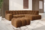 Divano angolare relax con seduta elettrica CAMPILE L – dettaglio, ambientazione