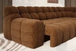 Divano angolare relax con seduta elettrica CAMPILE L – dettaglio, ambientazione