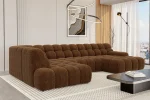 U-förmiges Relax-Ecksofa mit elektrischem Sitz CAMPILE XL – Detail, im Raum