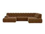 U-förmiges Relax-Ecksofa mit elektrischem Sitz CAMPILE XL – auf weißem Hintergrund