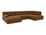 U-förmiges Relax-Ecksofa mit elektrischem Sitz CAMPILE XL – Schrägansicht, auf weißem Hintergrund