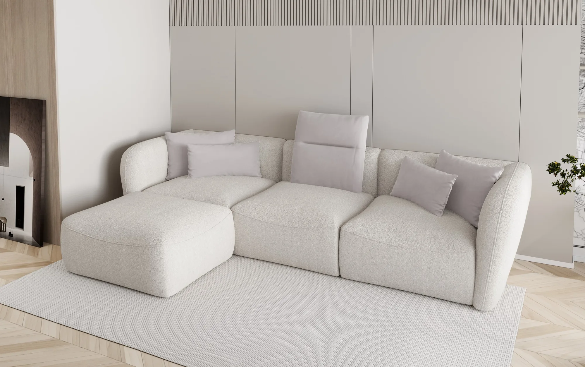 Divano angolare CANDELO Mini – ambientazione