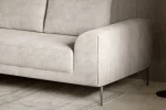 Eckschlafsofa mit Bettkasten CAPITOL – Detail, im Raum