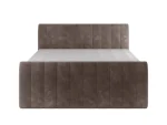 Boxspring-Doppelbett mit Bettkasten CARINA – auf weißem Hintergrund