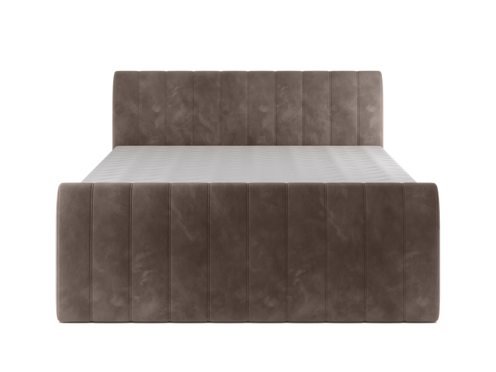 Boxspring-Doppelbett mit Bettkasten CARINA – auf weißem Hintergrund