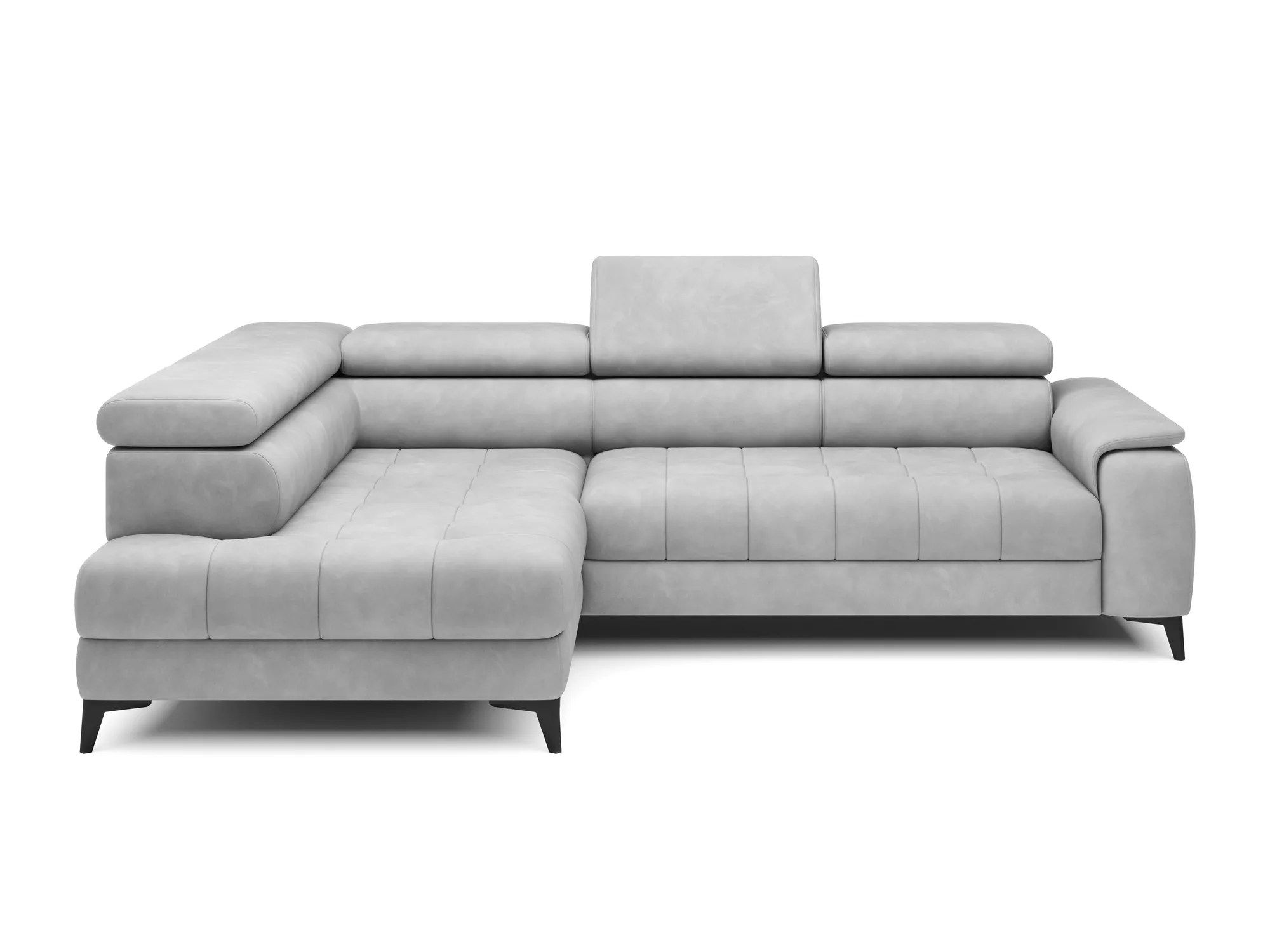 Relax-Ecksofa mit elektrischem Sitz CHIVAS – auf weißem Hintergrund