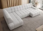 Relax-Ecksofa mit elektrischem Sitz COCON XL – Ansicht von oben, im Raum