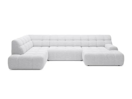 U-förmiges Relax-Ecksofa mit elektrischem Sitz COCON XL – auf weißem Hintergrund