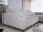 Divano angolare relax con seduta elettrica DIEGO S – dettaglio, ambientazione