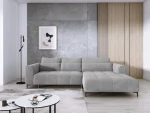 Divano angolare relax con seduta elettrica DIEGO S – vista frontale, ambientazione