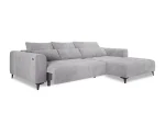 Divano angolare relax con seduta elettrica DIEGO S – funzione aperta, su sfondo bianco