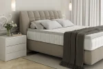 Letto matrimoniale boxspring DIUNA – dettaglio, ambientazione