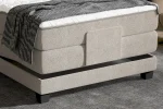 Letto matrimoniale boxspring elettrico DIXON 180 – dettaglio, ambientazione