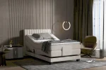 Letto matrimoniale boxspring elettrico DIXON 180 – funzione aperta, ambientazione