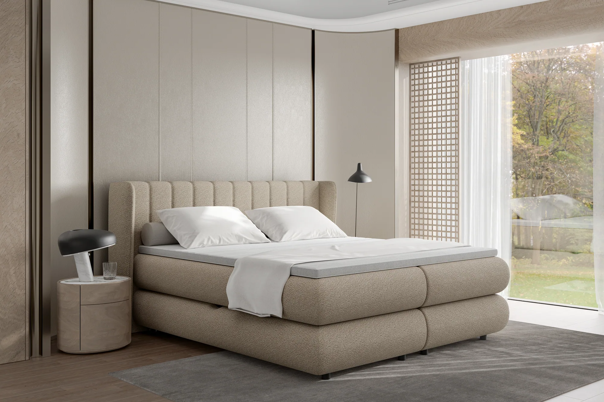 Letto Elisse, ambientazione, vista angolata
