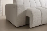 Divano angolare relax con seduta elettrica FABIO S – dettaglio, ambientazione