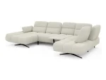 Relax-Ecksofa FALCAO XL – Funktion geöffnet, auf weißem Hintergrund
