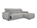 Relax-Ecksofa mit elektrischem Sitz FLY S – Funktion geöffnet, auf weißem Hintergrund