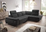 Relax-Ecksofa mit elektrischem Sitz FOCUS L – im Raum