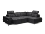 Relax-Ecksofa mit elektrischem Sitz FOCUS L – Seitenansicht, auf weißem Hintergrund
