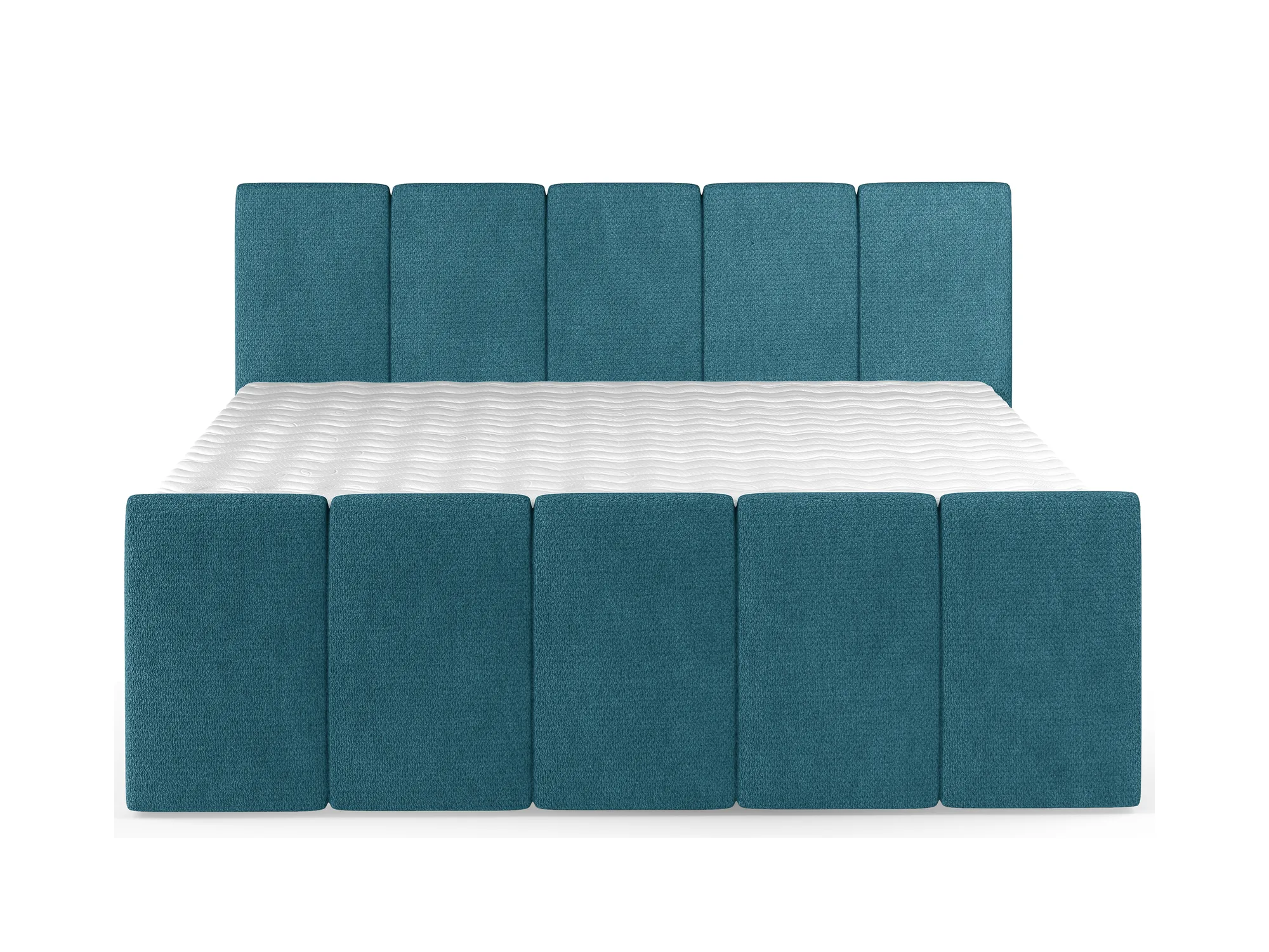 Boxspringbett FRESCO mit Bettkasten – auf weißem Hintergrund