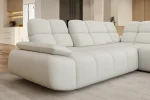 Relax-Ecksofa GAMBA L – Detail, im Raum